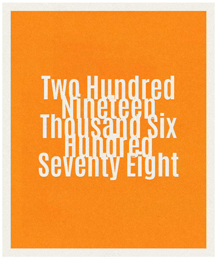 Count #219678