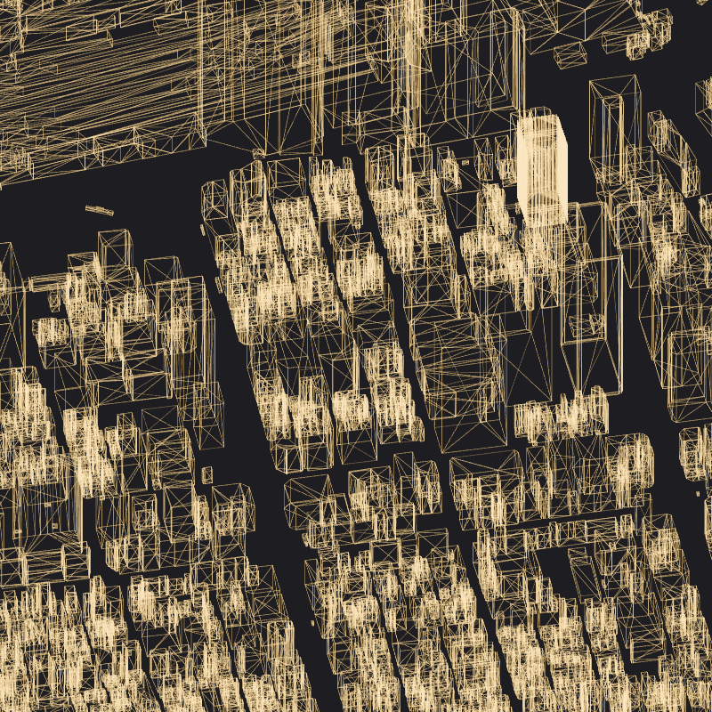 Wireframe City: Tokyo Shibuya #84