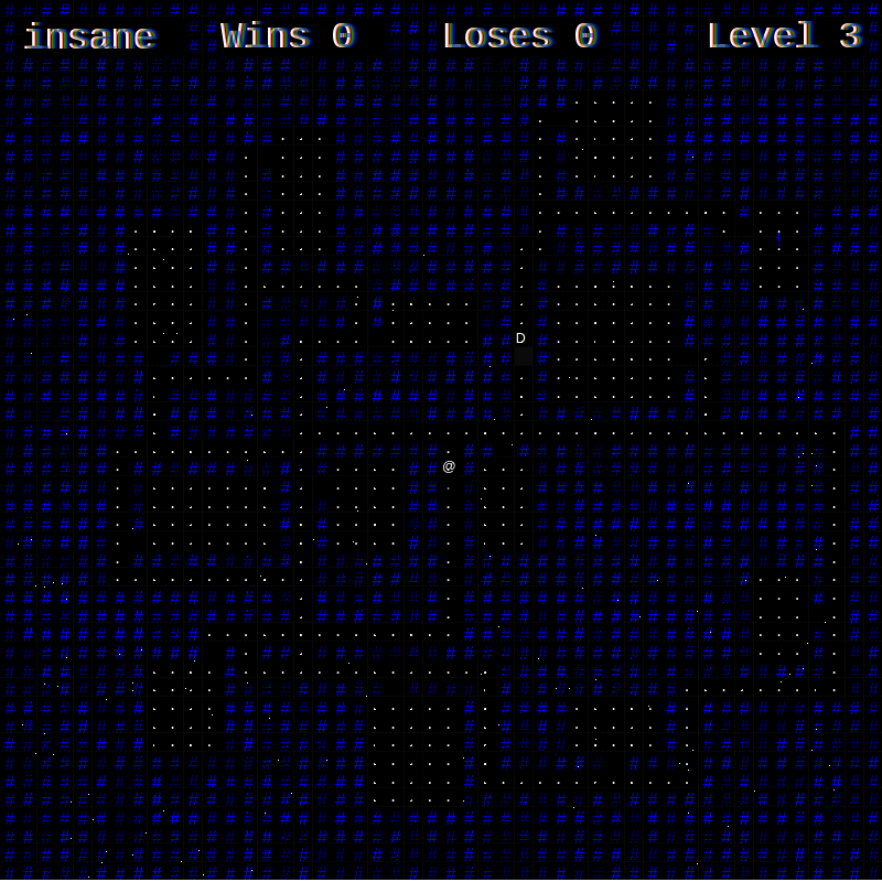 ascii dungeons in style #3