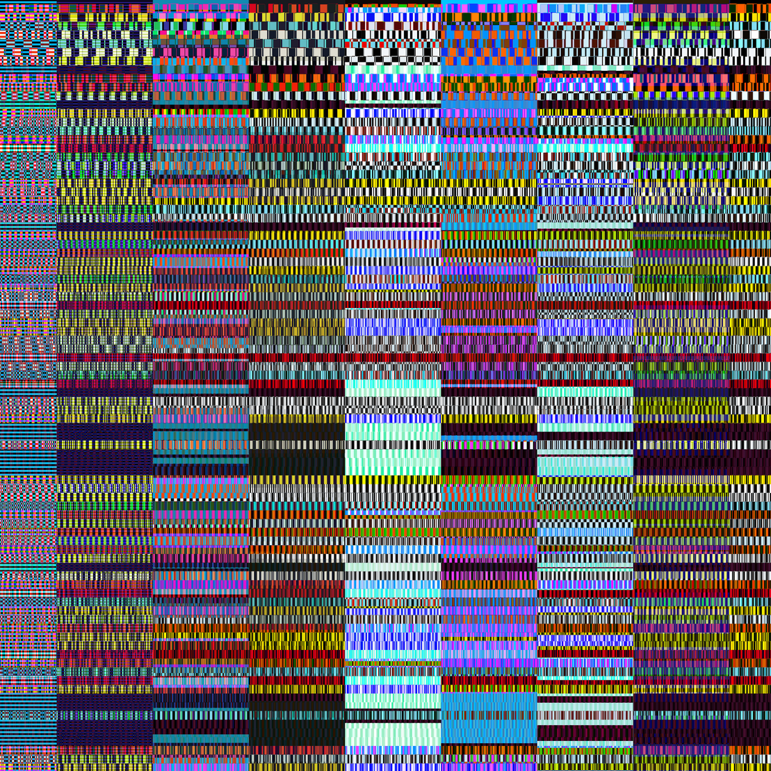 Glitchometry Stripes #78