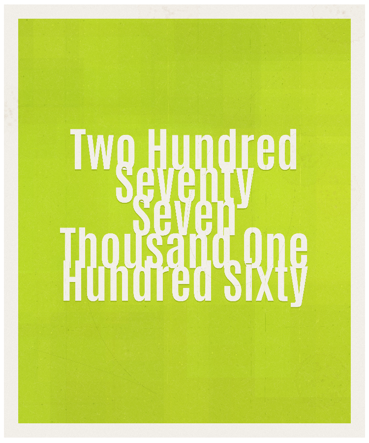 Count #277160