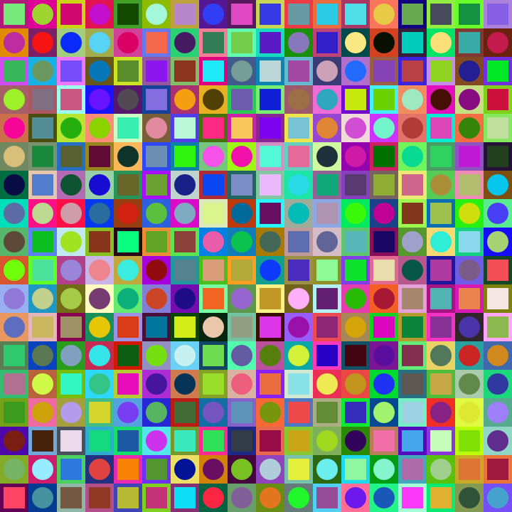 Square Dot Composition #204