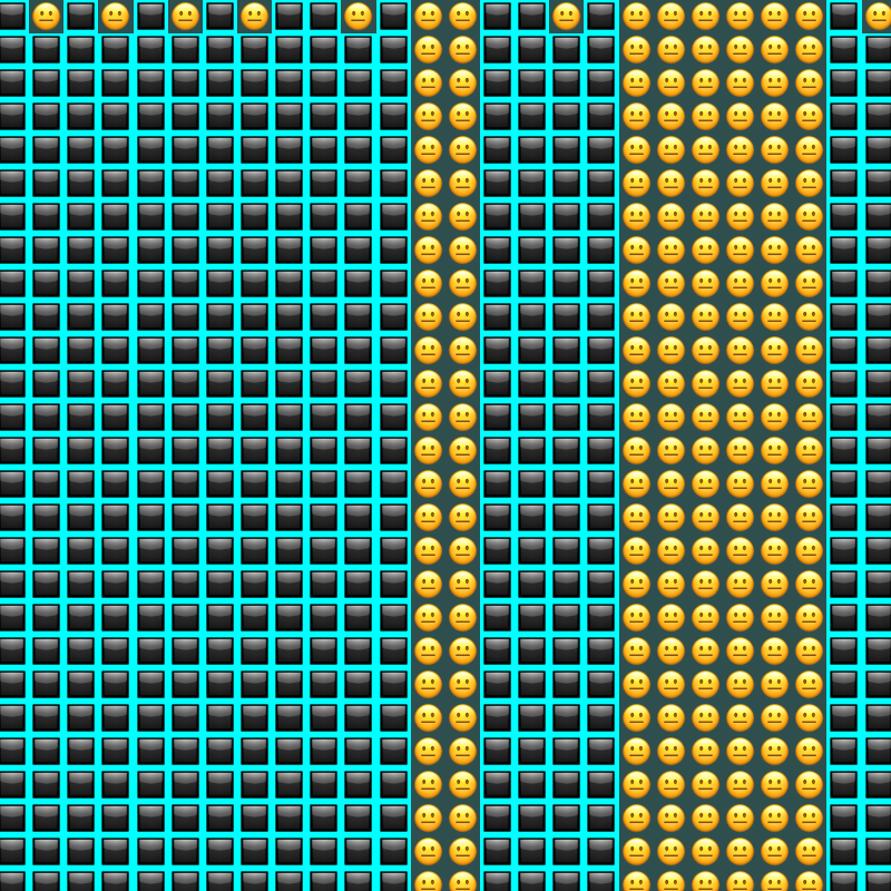 Elementary Cellular Emoji Automata #309