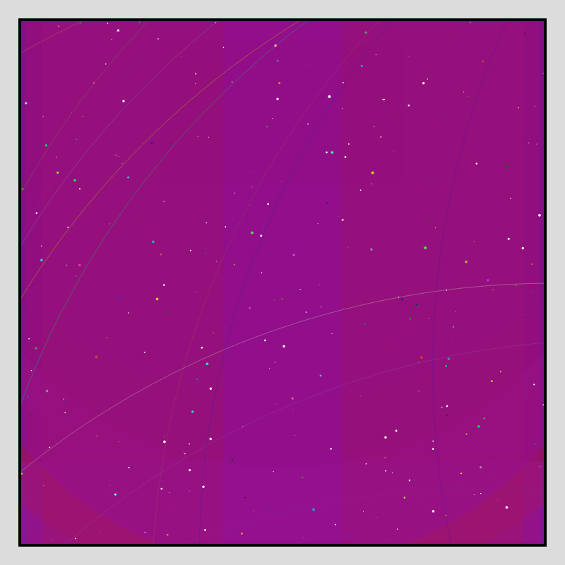 Color Field Starry B #36