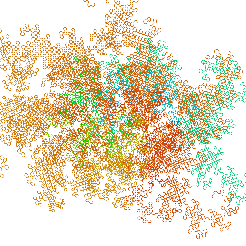 Dragon Curve Vortex #14