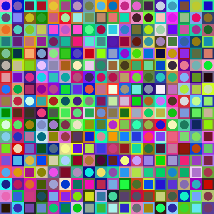 Square Dot Composition #220