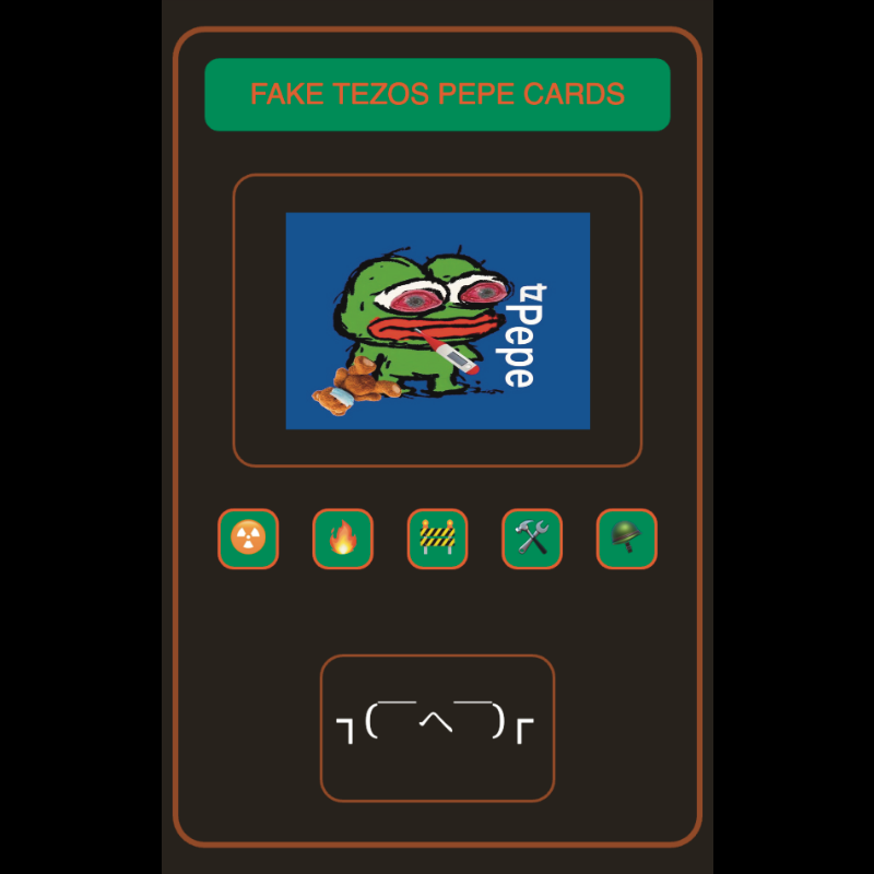 Fake Tezos Pepe Cards #7