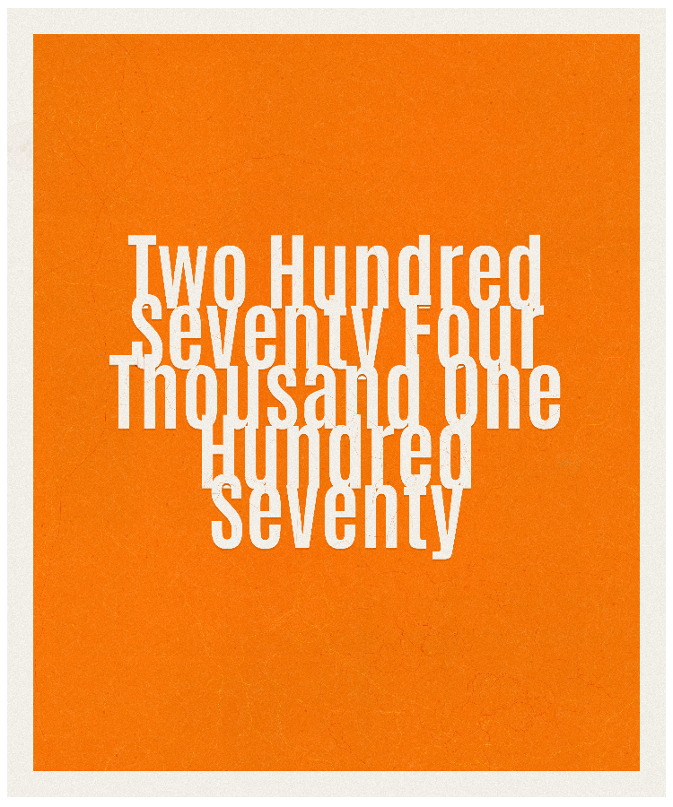 Count #274170