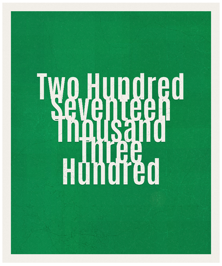 Count #217300