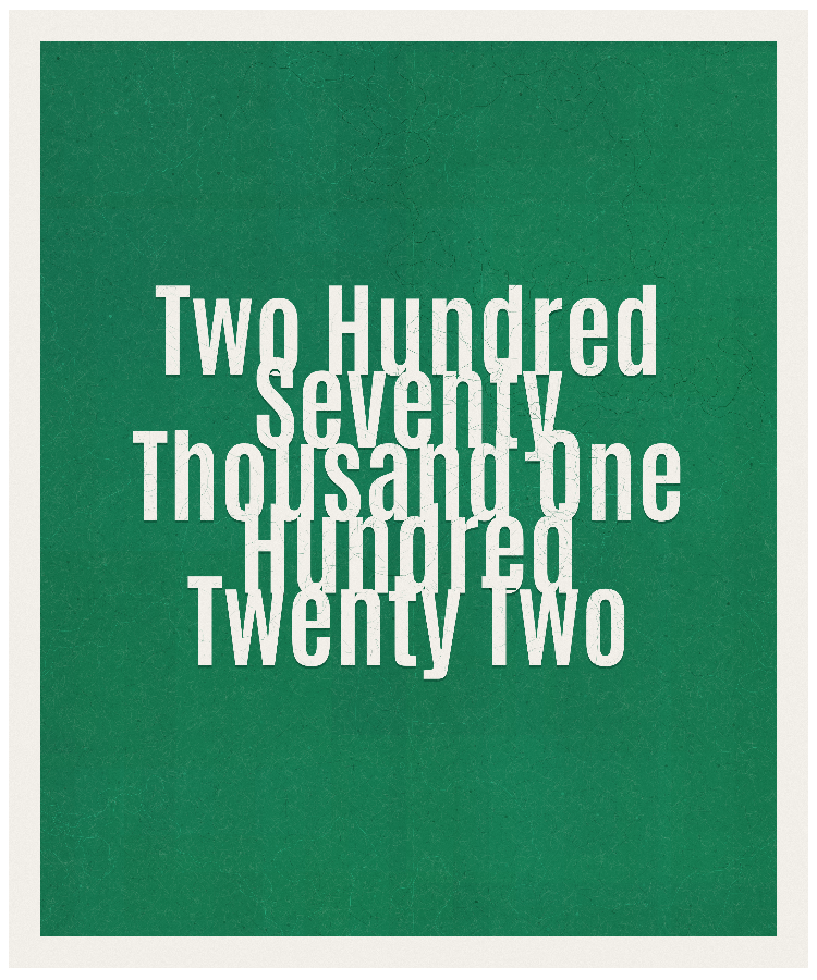 Count #270122