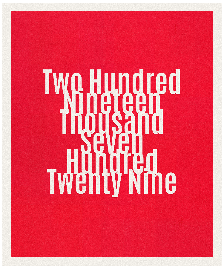 Count #219729