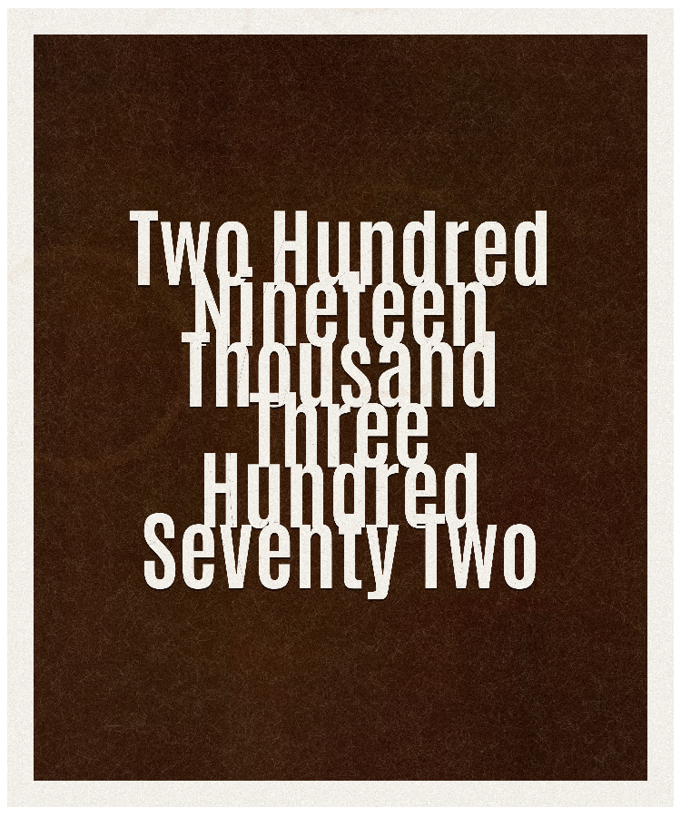 Count #219372