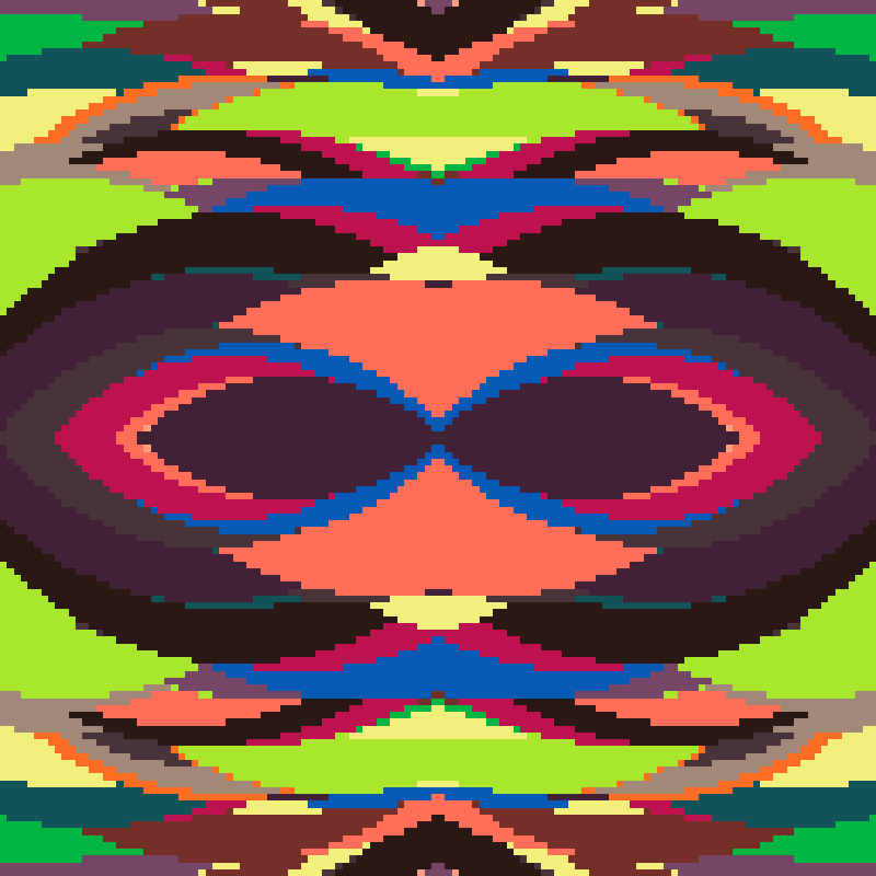 Rapid Psychedelic Inkblot Test Generator #65