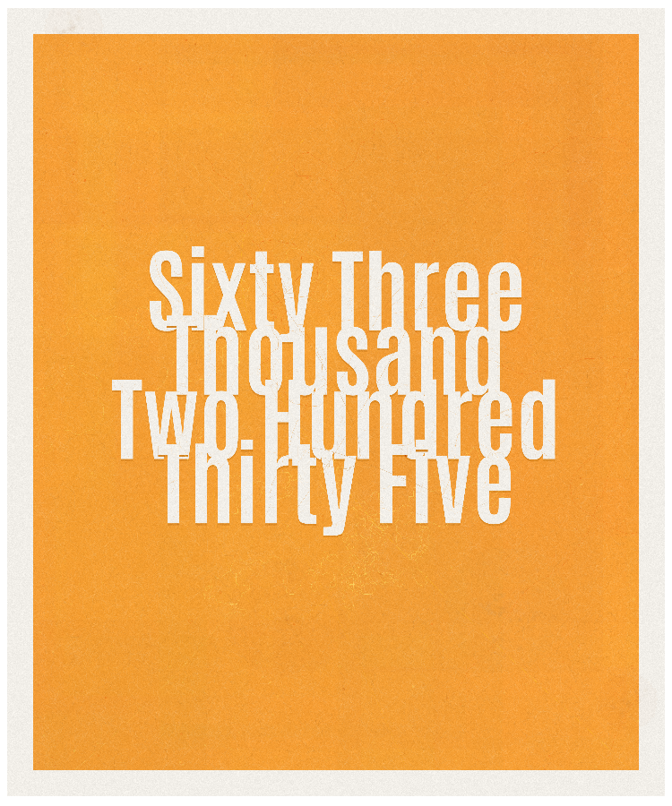 Count #63235