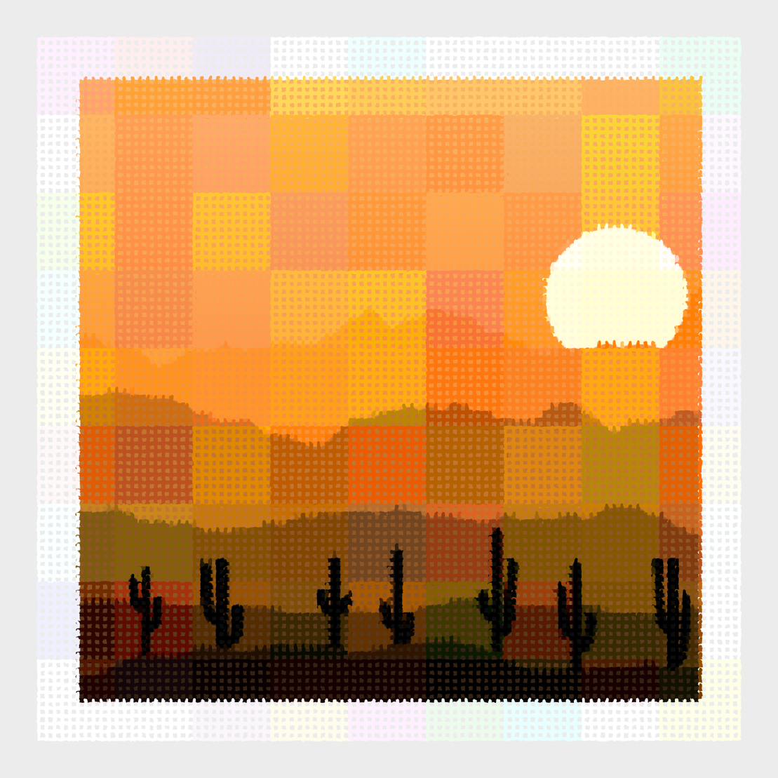 Saguaros #62