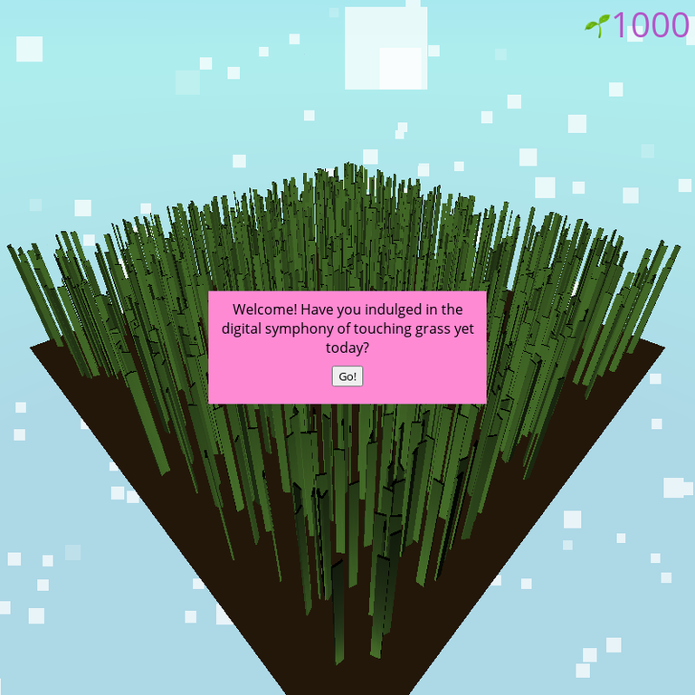 touch grass simulator Project by Faraway Triangle