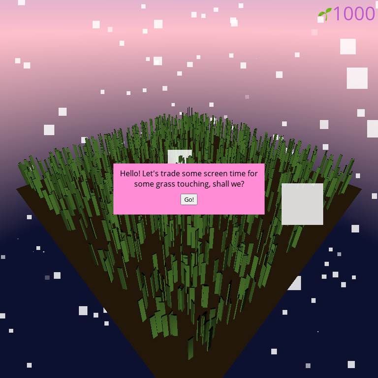 touch grass simulator Project by Faraway Triangle
